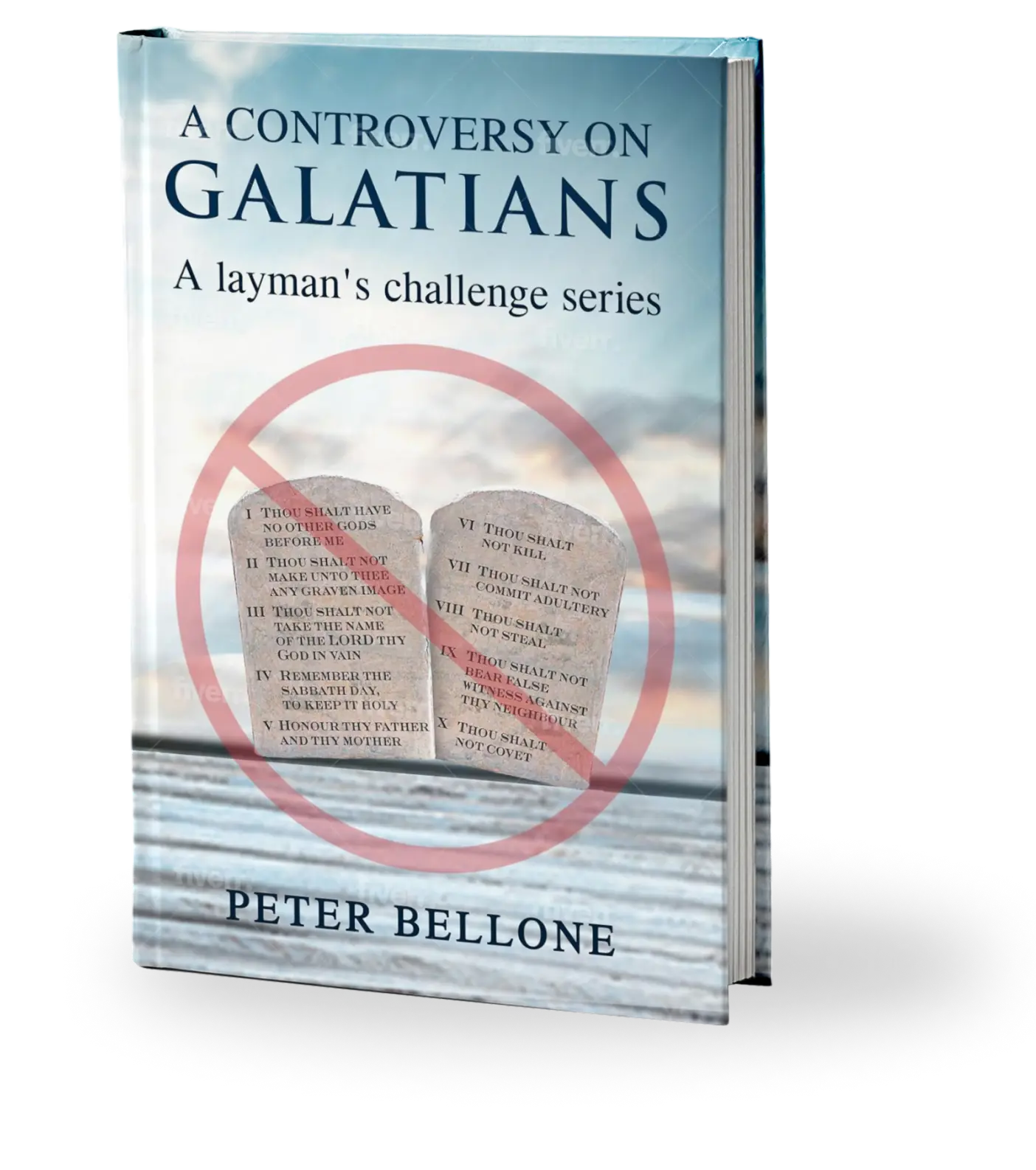 Book cover for a Galatians book by Peter Bellone.